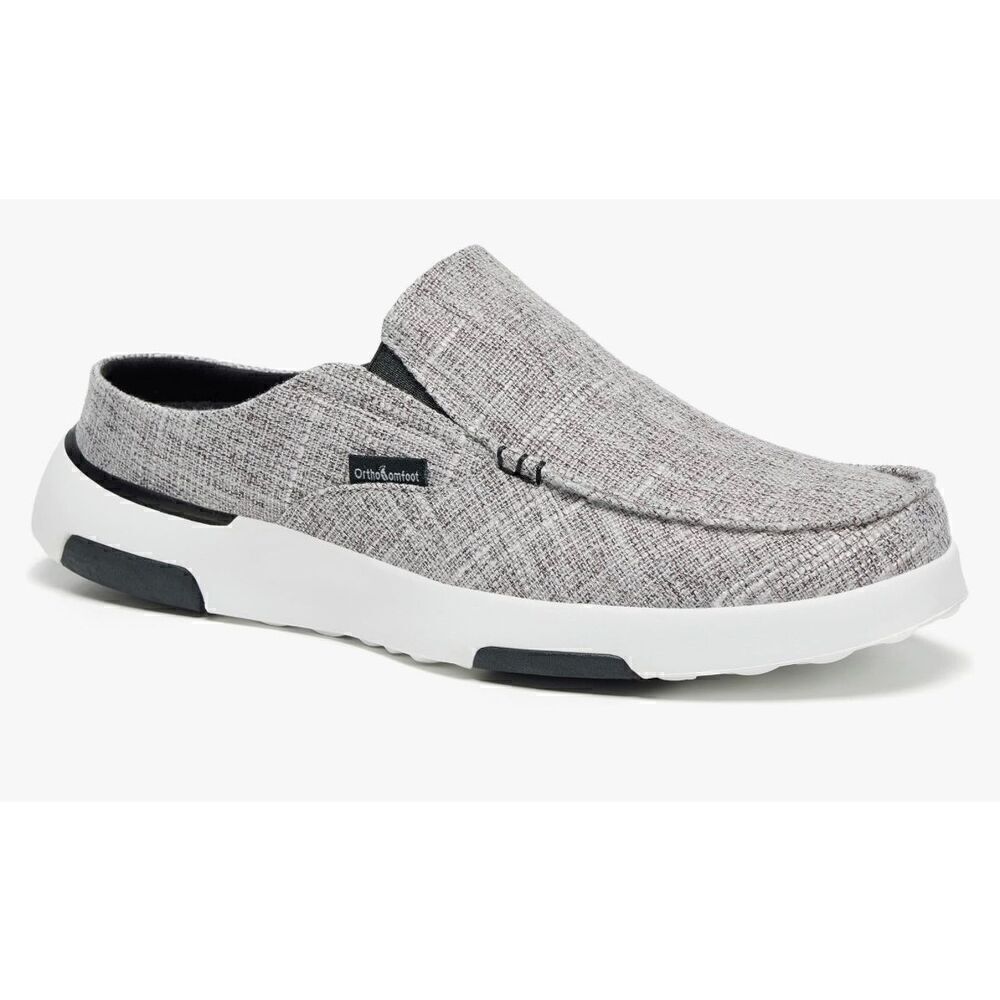 OrthoComfoot Men's Orthopedic Slip-On Loafers Walking Shoes with Arch Support